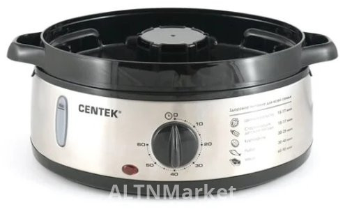 Пароварка CENTEK CT-1457 прозрачный, серебристый, черный