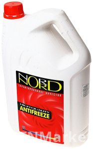 Антифриз NORD NG 20485 красный (розовый) 10 л