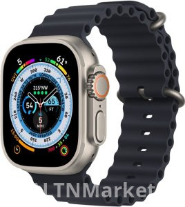 Смарт часы Apple Watch Ultra, 49mm Titanium Case with Midnight Ocean Band