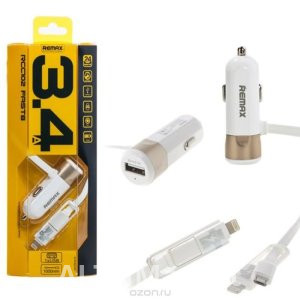 Автомобильное зарядное устройство REMAX Fast 8 RCC102, Golden