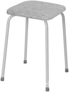 Табурет ЗМИ Пенек, 47x46x46 см, серый