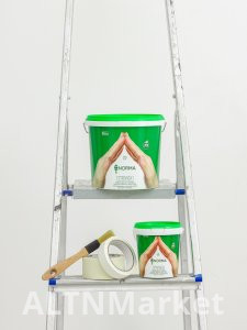 Краска Alina Paint водоэмульсионная Norma Stronga 25 кг, белый цвет