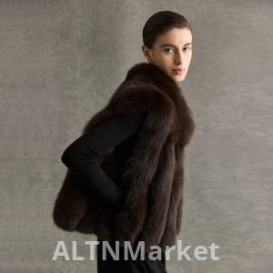Winter Environmentally Friendly Fur Coat for Women New Style Short Style Imitation Fox Fur Plush Top Ash Brown Superior Sense Mink Hair Coat