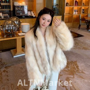 Jiajia Fur Coffee Shadow Flow Incense Raccoon Fur Fur Coat Female Short Young A Elegance By age Coat Women