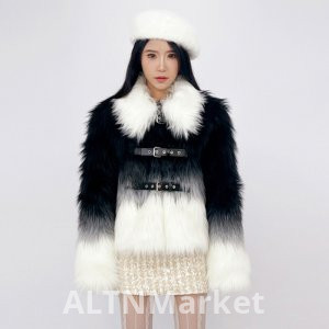 mj Black Environmentally Friendly Fur Winter New Style Fashion Han Series By age Young A Thickened The fox Furry Coat for Women