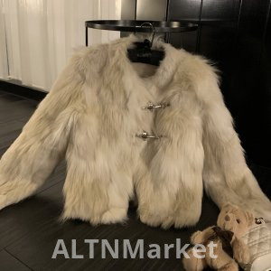 Environmentally Friendly Fox Fur Fur Coat for Women Winter Short Style New Style Fashion Western Style Petite Explosion Models Furry Top