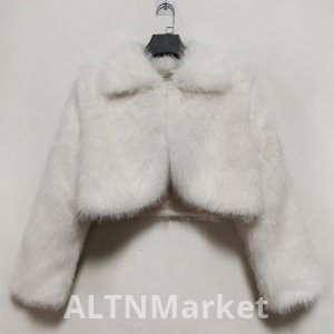 real photo Korean Style Winter New Style Fashion Superior Sense Imitation Fox Fur Environmentally Friendly Furry Loose Fit Slimming Fur Coat for Women