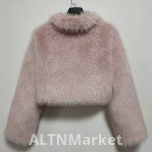 real photo Korean Style Winter New Style Fashion Superior Sense Imitation Fox Fur Environmentally Friendly Furry Loose Fit Slimming Fur Coat for Women