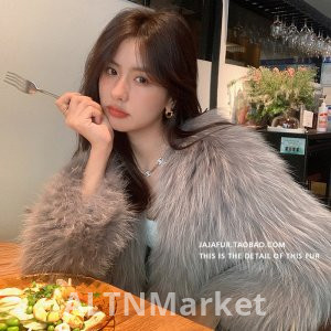 Золото Маленький Молочный Енот Собака Экологически Чистые Имитация Енот Мех Шуба для Женщин Элегантность Молодой Короткий Стиль Корейский Стиль Мех