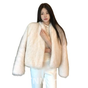 реальное фото Лунный свет Богиня Зима Новый Стиль Экологически Чистые Лисий Мех Шуба для Женщин Меховые Молодые Пальто