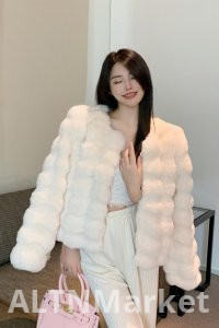 реальное фото Зима Корейский Стиль Женщины Имитация Шуба Короткие Стиль Утолщенный Имитация Rex кролика Волосы Превосходное Чувство Экологически Чистый Меховое Пальто