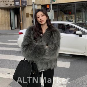 Хан серии зима с сексом модные меховые пальто имитация меха пальто Экологически чистый мех куртка женщины утолщенный имитация лисий мех пальто