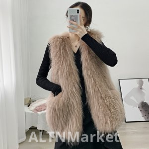 Минималистский ol большой любви лисий мех экологически чистый меховой жилет для женщин средней длины стиль пальто карман имитация меховой жилет