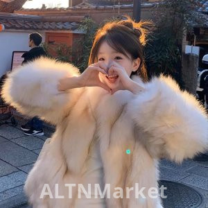 This Year Popular Imitation Fox Fur Fur Coat for Women New Style Environmentally Friendly Furry Fur Thickened Warm Coat Top