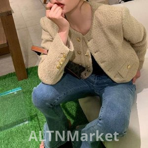 Thousand Golden Wind Chanel Style Short Style Coat for Women Autumn and Winter Clothing 2025 Explosion Models Petite Elegance Superior Sense Han Series Socialite