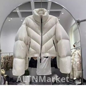 White Duck Down 2025 Winter Han Fan ... Beauty Mandarin collar Short Style High-End Down jacket Women European and American Trendy Street Wind