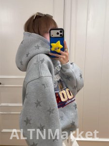 Тонкий Стиль Флис На Подкладке Самолет Печатных Чистый Хлопок Китай Мягкие Звезды Полный Печати Письмо С Капюшоном Длинный Рукав Толстовка Топ