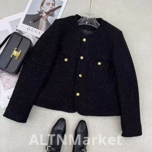Charging Velvet Thickened Design Short Jacket Female New Style Autumn and Winter Elegance Warm Kafuu Korean Style Thickened Short Style Coat