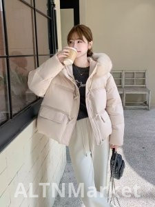 Су Девять Сын Вниз Padded Женщины Зима 2025 Новый Стиль Короткий Стиль Petite Хлопок Padded Куртка Супер Приятный Утолщенный Мода Пальто