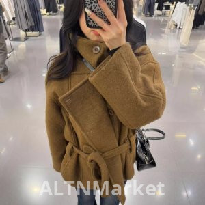 Хан Серия Шерстяное пальто Женщины 2025 Осень Новый стиль Шерстяное пальто Petite Hehe Бен Ветер Превосходное чувство Положительный Популярный Короткий стиль