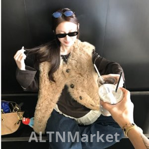 Оригинальная ткань осень и зима жилет Европа NI ягненка шерсть пальто для женщин теплый плюшевый бархат жилет