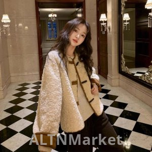 2025 Новый стиль супер приятный обратимый замши бархат в этом году популярные ягненка плюшевый мех одно пальто для женщин зима